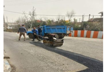 آسفالت و لکه گیری بازارچه برنج فروشان