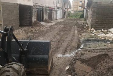 شن ریزی کوچه‌ ها