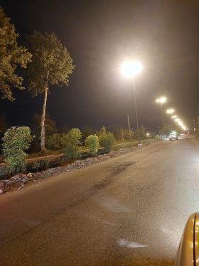بازسازی نور خیابان ولی عصر