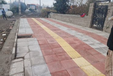 موزائیک کاری خیابان های سطح شهر