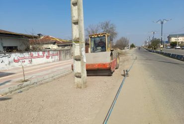 زیرسازی خیابان شهید بهشتی