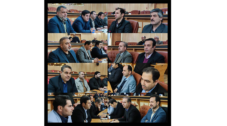 نشست شهرداران گیلان در سالن غدیر استانداری گیلان