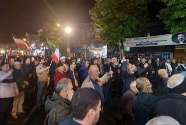 حضور شهردار، اعضای شورای اسلامی شهر و پرسنل شهرداری شفت در اجتماع مردمی