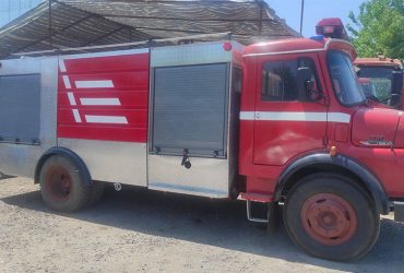 اورهال و بازسازی کامل خودروی آتش‌نشانی بنز ۹۱۱ شهرداری شفت